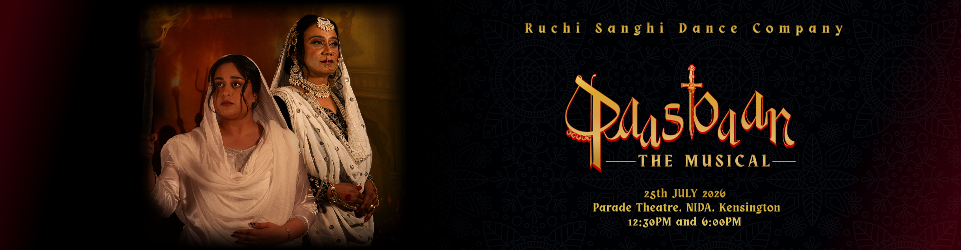 Paasbaan the Musical Zeenat Banner